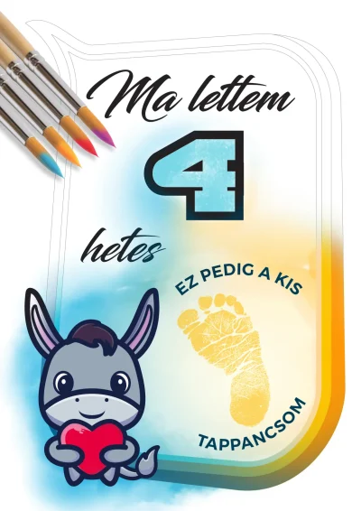 Letölthető, kinyomtatható életkor kártya Kifestő